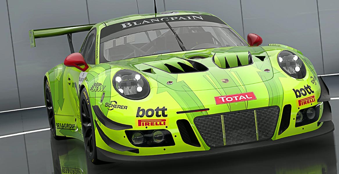 Racing Car Benz Simracing Bonn Porsche 911 GT3 R